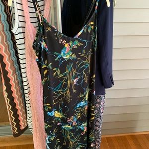 Leota spaghetti strap midi dress